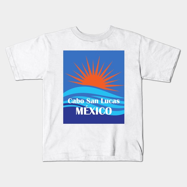 Cabo San Lucas, Mexico Kids T-Shirt by MtWoodson